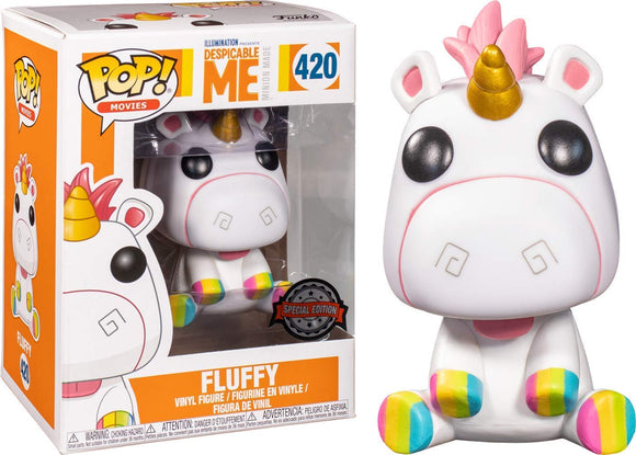 Funko POP! Despicable Me - Fluffy Vinyl Figure #420 Special Edition Exclusive [READ DESCRIPTION] - Bards & Cards