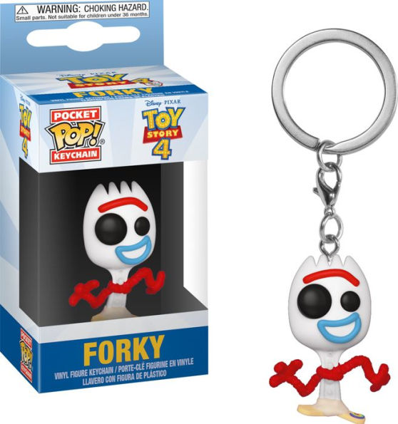Funko POP! Keychain: Toy Story 4 - Forky Pocket Keychain - Bards & Cards