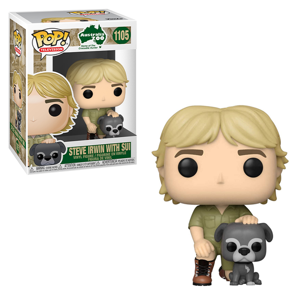 Funko POP! Crocodile Hunter - Steven Irwin with Sui Vinyl Figure #1105 - Bards & Cards