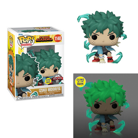 Funko POP! My Hero Academia - Izuku Midoriya with Gloves (Glow in the Dark) Vinyl Figure #1140 Special Edition Exclusive - Bards & Cards