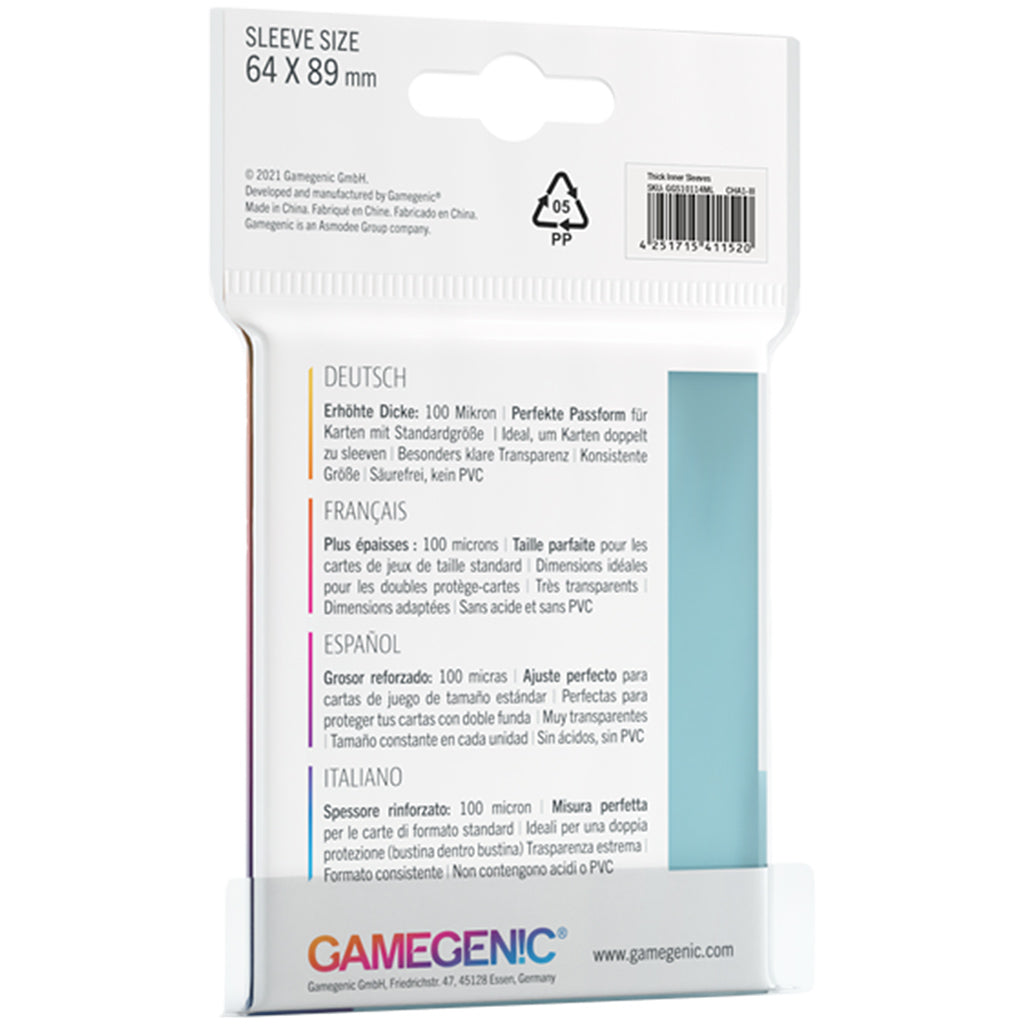 Gamegenic Thick Inner Sleeves - Bards & Cards