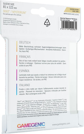 Gamegenic Matte Sleeves: Dixit (81 x 122 mm) - Bards & Cards
