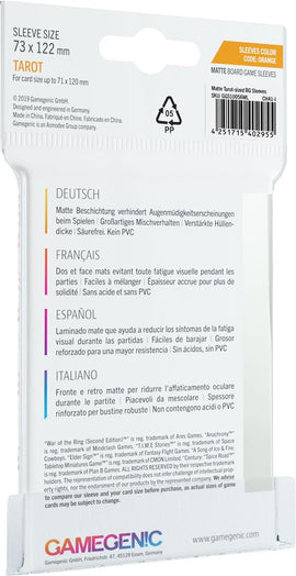 Matte Sleeves: Tarot - Bards & Cards