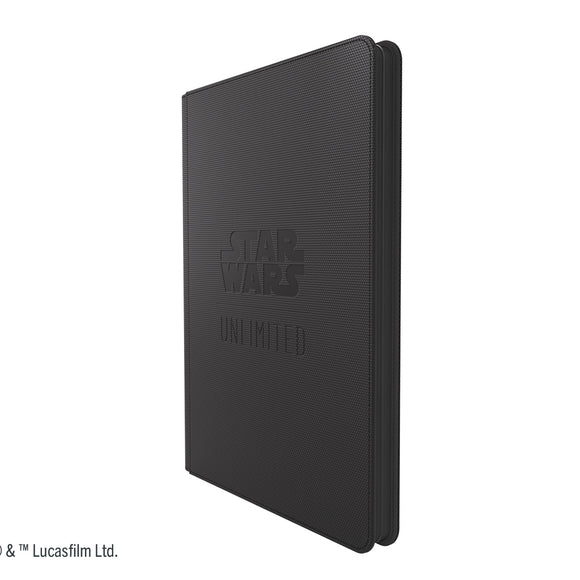 Star Wars: Unlimited Zip-Up Album 18-Pocket Black - Bards & Cards