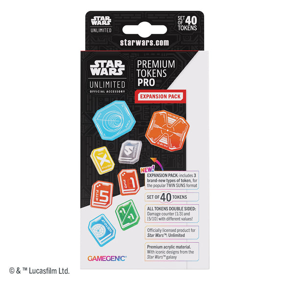 Star Wars™: Unlimited Premium Tokens PRO Expansion Pack - Bards & Cards