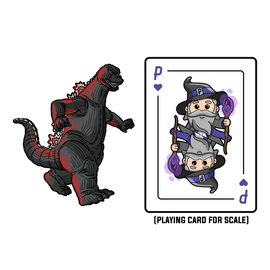 Godzilla XL AR Pin (Showa Era) - 0