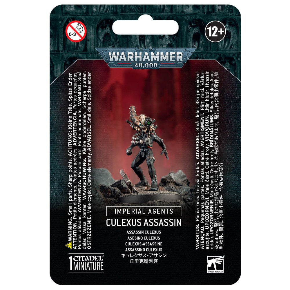 Warhammer 40k Imperial Agents: Culexus Assassin - Bards & Cards