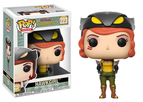 Funko POP! DC Bombshells - Hawkgirl Vinyl Figure #223 - Bards & Cards