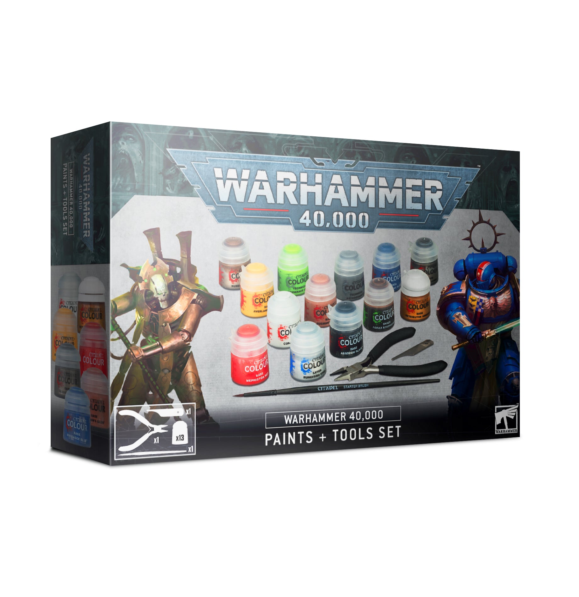 Warhammer 40,000: Paints + Tools Set - Bards & Cards