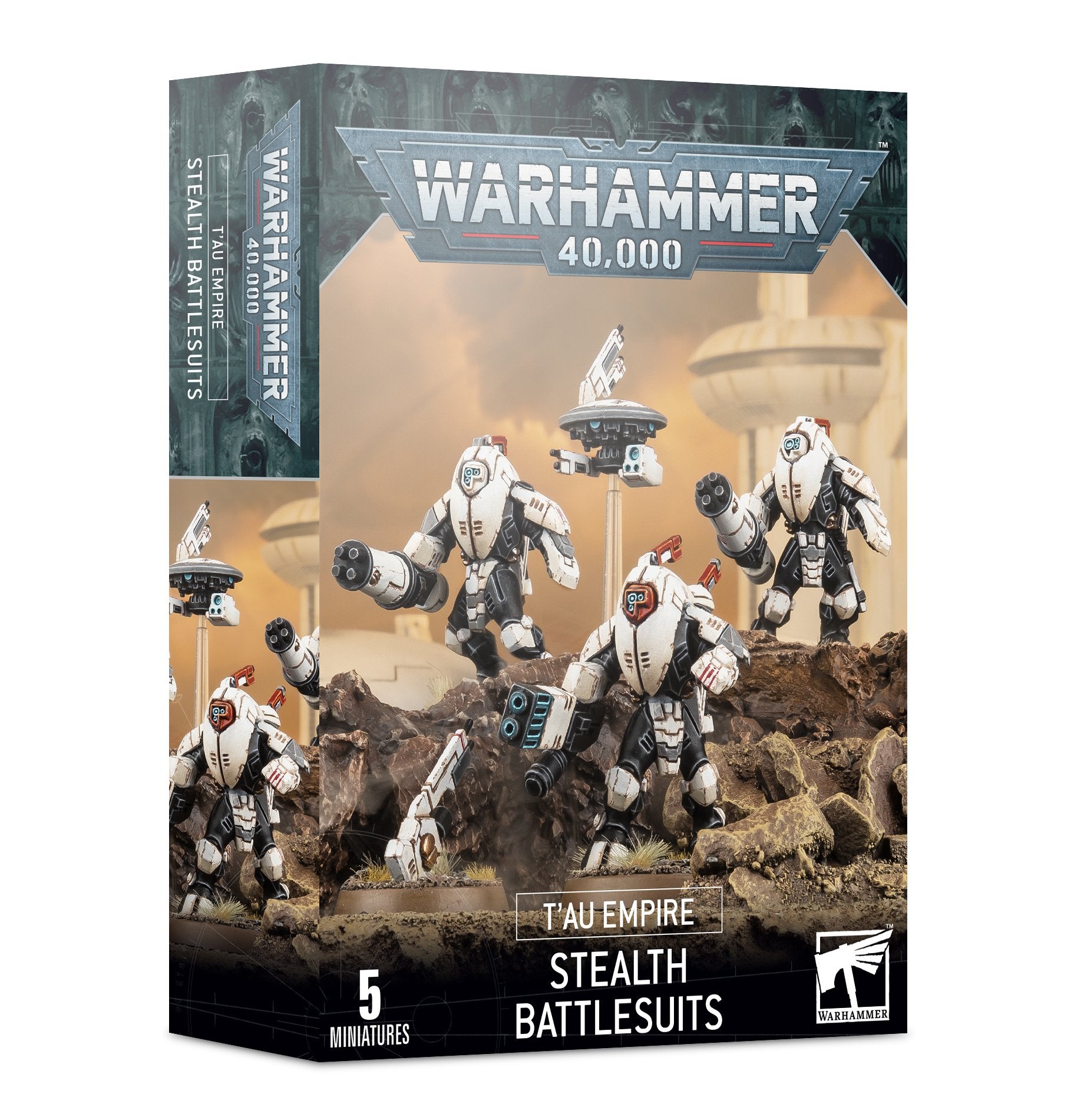 Warhammer 40k: T'au Empire Stealth Battlesuit - Bards & Cards