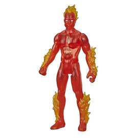 Retro Collection Marvel Legends - Human Torch 3.75-inch Action Figure - Bards & Cards