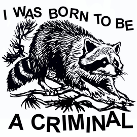 'Born Criminal' Shirt - Bards & Cards