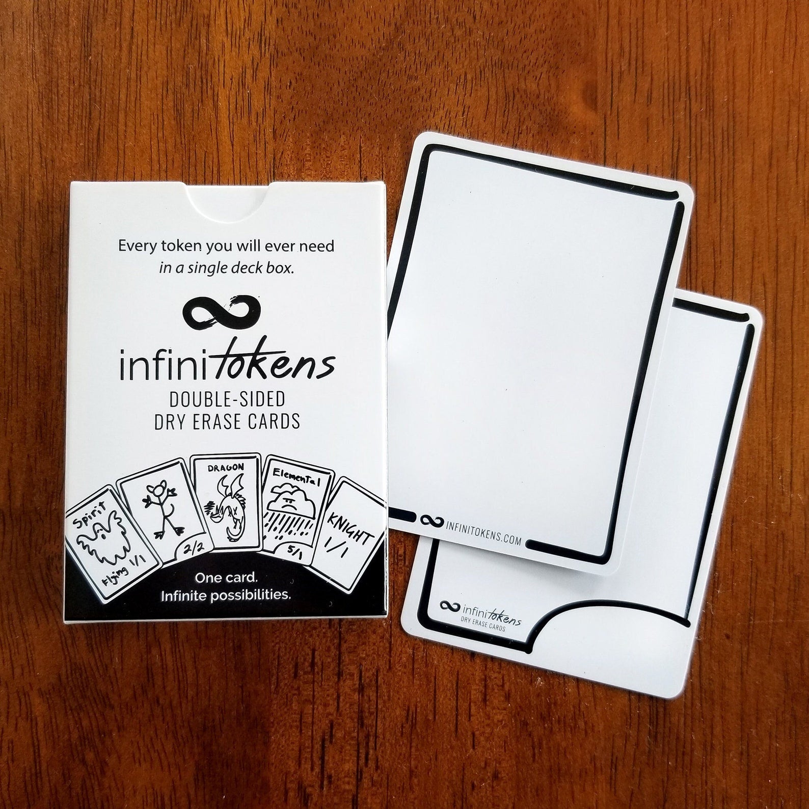 InfiniTokens: Reusable Dry Erase Game Cards (25-Pack) - Bards & Cards