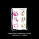 InfiniTokens: Reusable Dry Erase Game Cards (25-Pack) - Bards & Cards