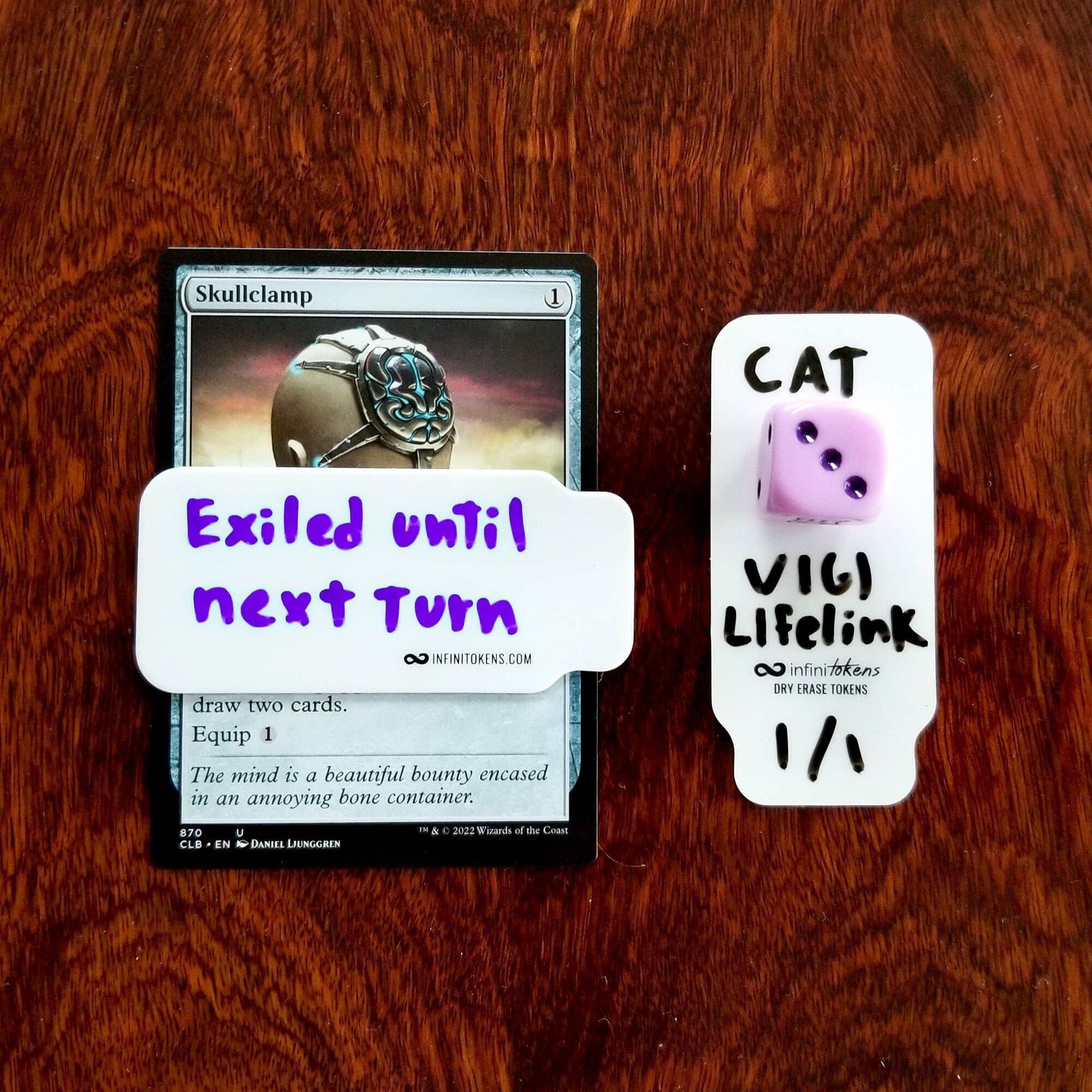 InfiniTokens: Dry/Wet Erase Tags (10-Pack) - Bards & Cards