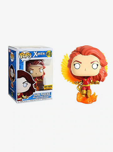 Funko POP! X-Men - Dark Phoenix Vinyl Figure #413 Hot Topic Exclusive - Bards & Cards