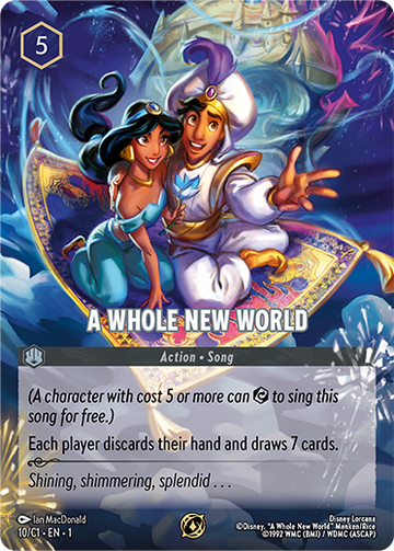 Sun 12/14/2025, 4 pm - Disney Lorcana: Infinity Spark Showdown – A Whole New World Constructed Event