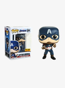 Funko POP! Avengers: Endgame - Captain America Vinyl Figure #464 Hot Topic Exclusive (NOT 100% MINT) - Bards & Cards