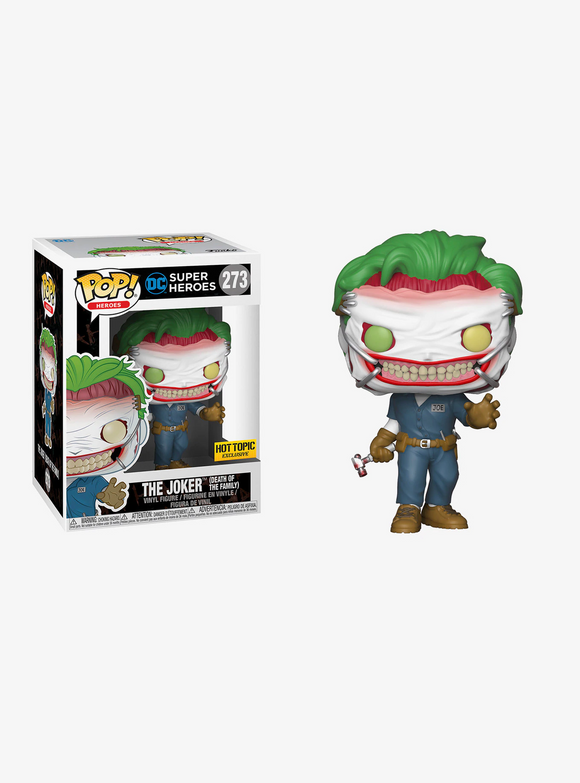 Funko POP! Batman - Joker (Death Of The Family) Vinyl Figure #273 Hot Topic Exclusive (NOT 100% MINT) - Bards & Cards