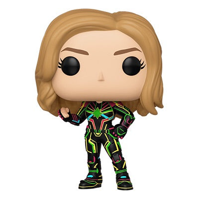 Funko POP! Captain Marvel - Captain Marvel Neon Suit Vinyl Figure - Bards & Cards