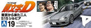 Aoshima: 1/24 Initial D - The Two Guys From Tokyo S15 Silvia Scale Model Kit #19 - Bards & Cards