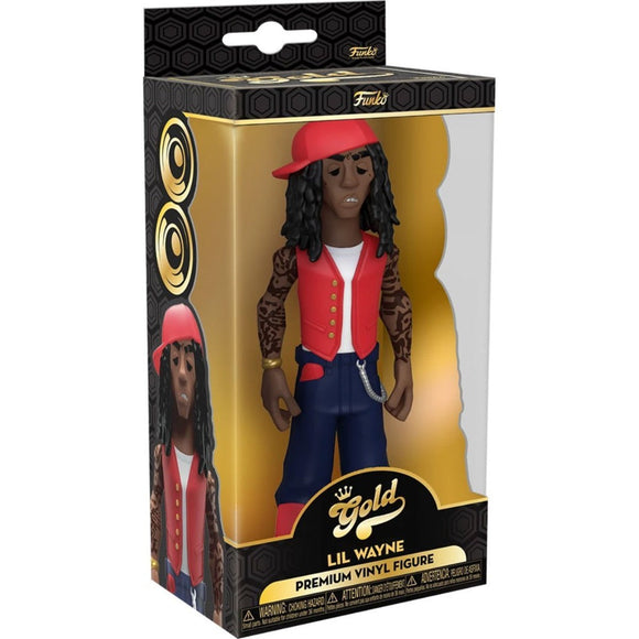 Funko Vinyl GOLD: Music - Lil Wayne 5-Inch Vinyl Figure - Bards & Cards