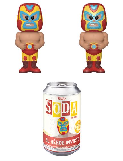 Funko Vinyl SODA: Luchadores - Iron Man Vinyl Figure - Bards & Cards
