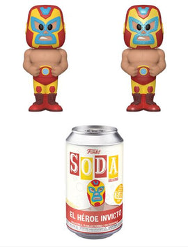 Funko Vinyl SODA: Luchadores - Iron Man Vinyl Figure - Bards & Cards