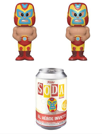 Funko Vinyl SODA: Luchadores - Iron Man Vinyl Figure - Bards & Cards