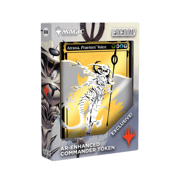 Atraxa, Praetor's Voice - AR-Enhanced Commander Token - Bards & Cards