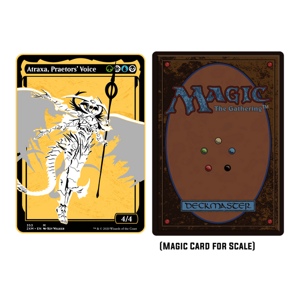 Atraxa, Praetor's Voice - AR-Enhanced Commander Token - Bards & Cards