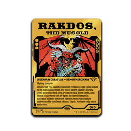 Magic: The Gathering - Rakdos, The Muscle AR Pin - Bards & Cards