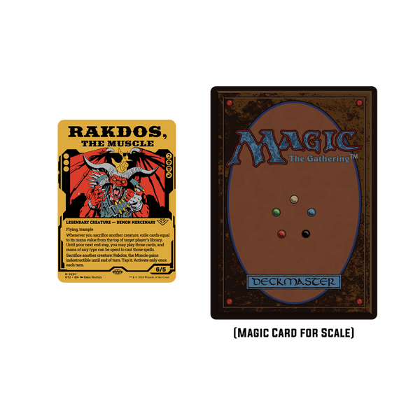 Magic: The Gathering - Rakdos, The Muscle AR Pin - Bards & Cards