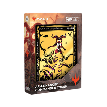 Sheoldred the Apocalypse (Phyrexian) - AR-Enhanced Commander Token - Bards & Cards