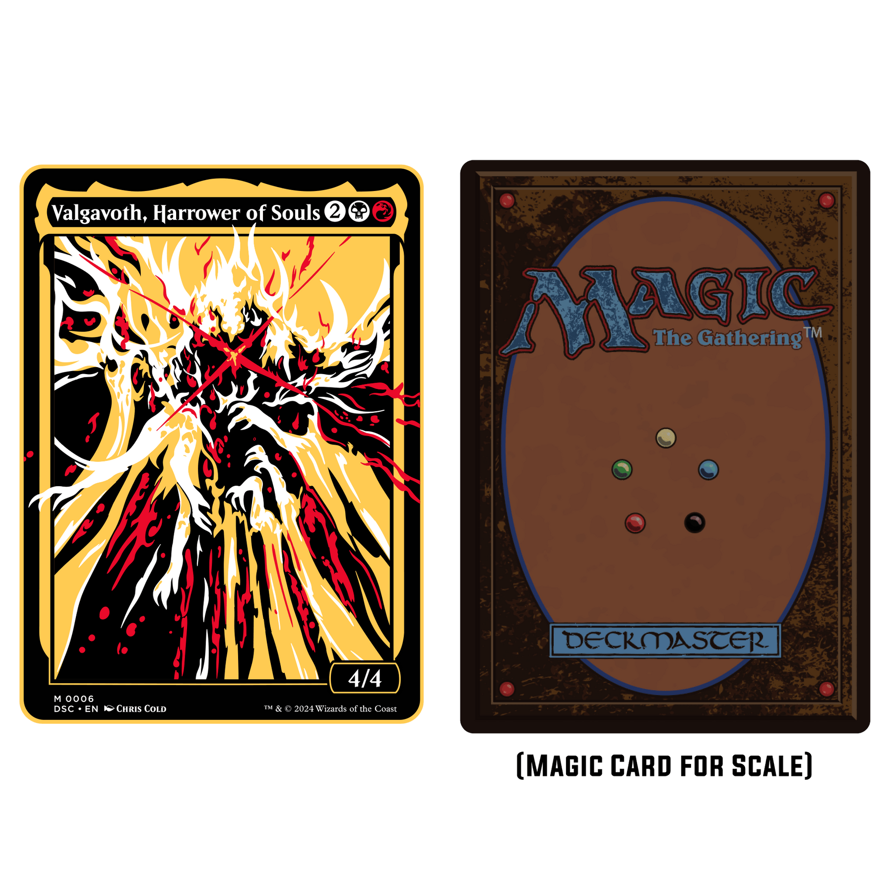 Valgavoth, Harrower of Souls - AR-Enhanced Commander Token - 0