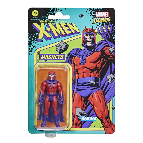 Retro Collection Marvel Legends - Magneto 3.75-inch Action Figure - Bards & Cards