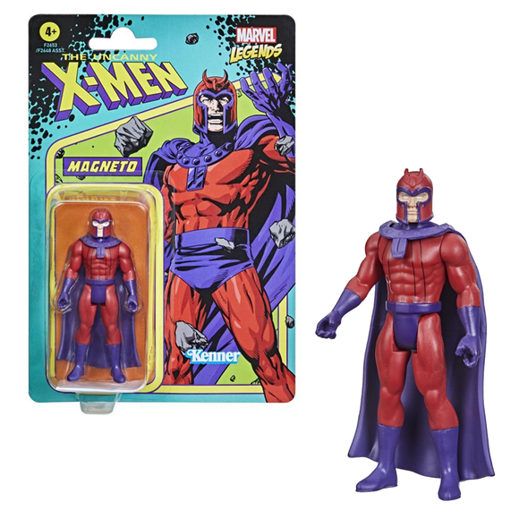 Retro Collection Marvel Legends - Magneto 3.75-inch Action Figure - Bards & Cards