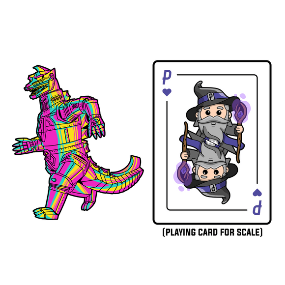 Mechagodzilla XL CMYK Edition AR Pin (Showa Era)