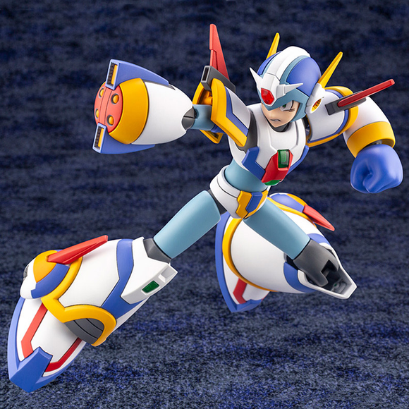 KOTOBUKIYA Plastic Model Kits: Mega Man X - Mega Man X (X4 Force Armor X) 1/12 Scale Model Kit - Bards & Cards
