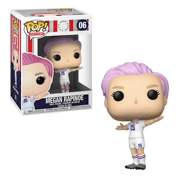 Funko POP! USWNT - Megan Rapinoe Vinyl Figure - Bards & Cards