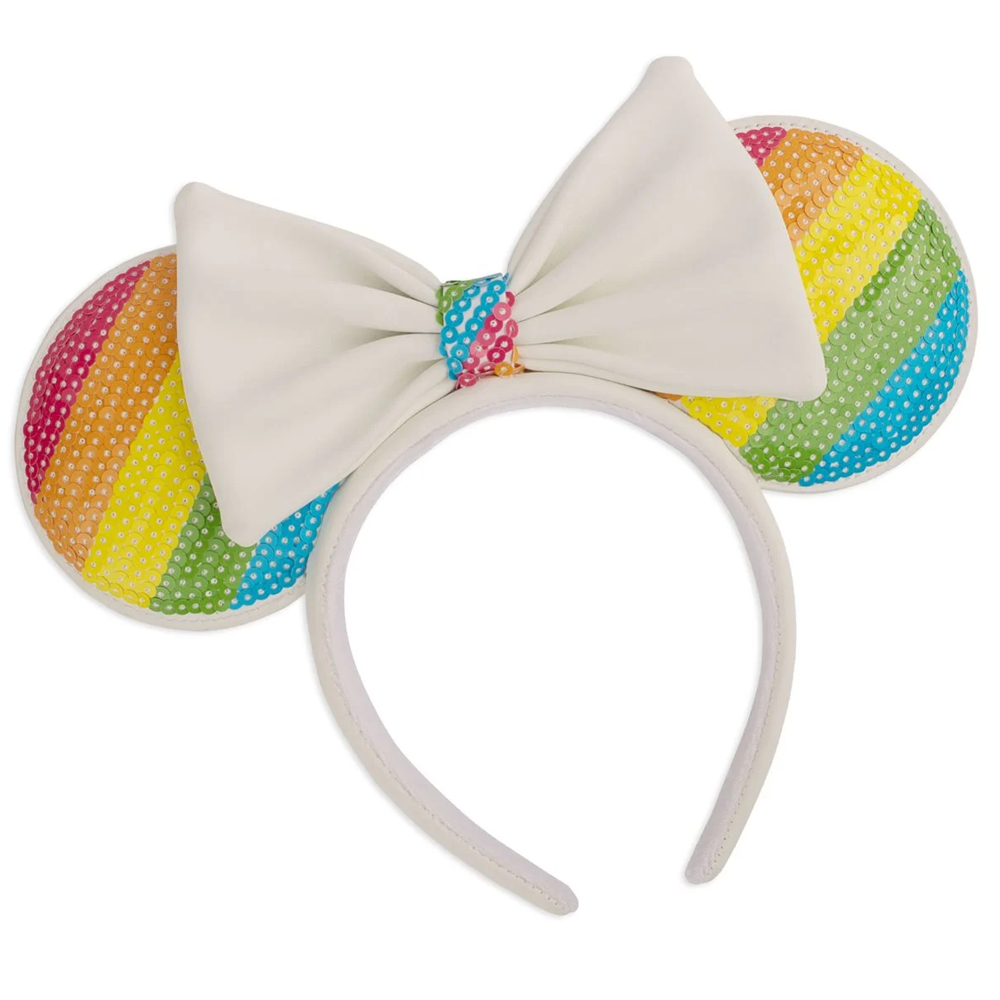 Loungefly: Disney - Sequin Rainbow Minnie Ears Headband - 0