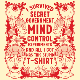 'Mind Control Experiments' Shirt - Bards & Cards