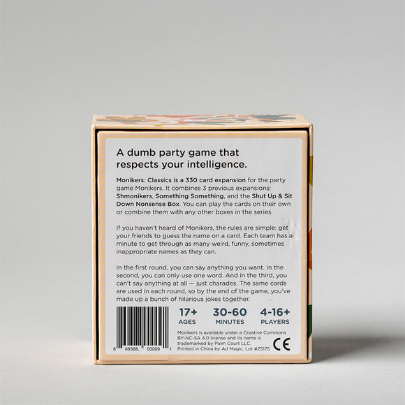 Monikers - Classics (Standalone Expansion) - Bards & Cards