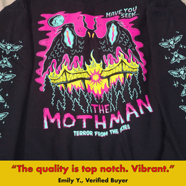 'Mothman' Sweatshirt - Bards & Cards