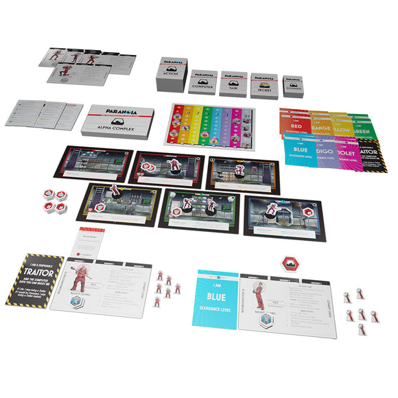 Paranoia The Uncooperative Board Game - Bards & Cards