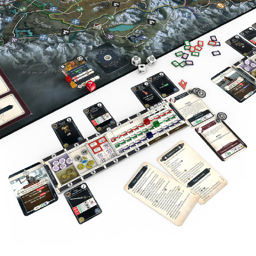 The Elder Scrolls V: Skyrim - Adventure Board Game - Bards & Cards