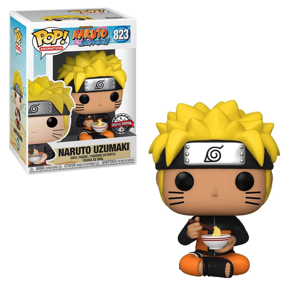 Funko POP! Naruto Shippuden - Naruto with Noodles Vinyl Figure #823 Special Edition Exclusive [READ DESCRIPTION]