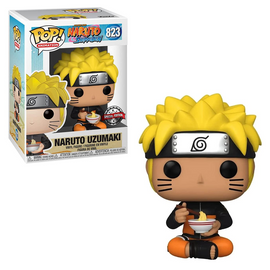 Funko POP! Naruto Shippuden - Naruto with Noodles Vinyl Figure #823 Special Edition Exclusive - Bards & Cards
