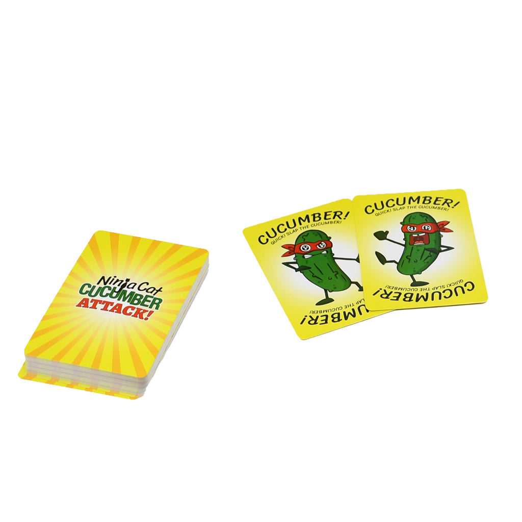 Ninja Cat Cucumber Attack - Bards & Cards