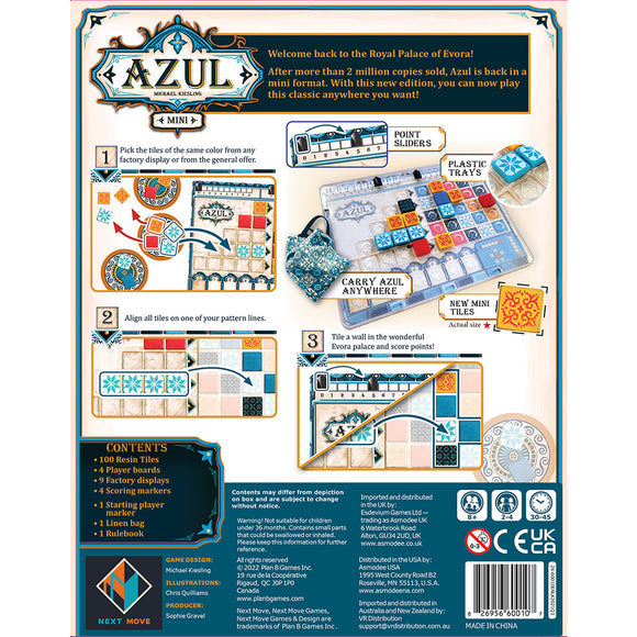 Azul Mini - Bards & Cards